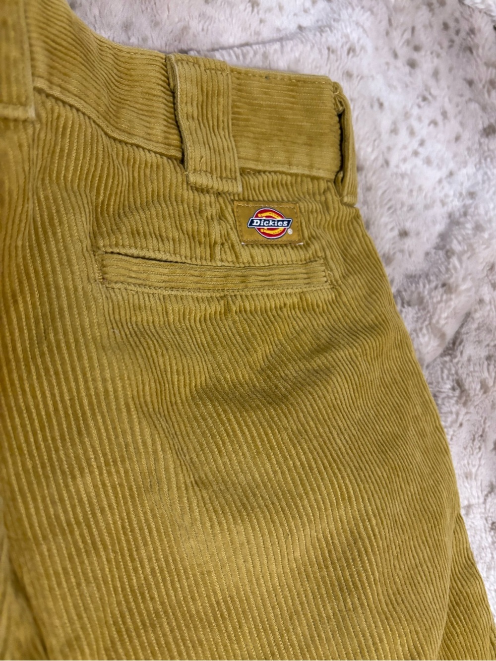 Dickies Mustard Yellow Corduroy Men's Pants